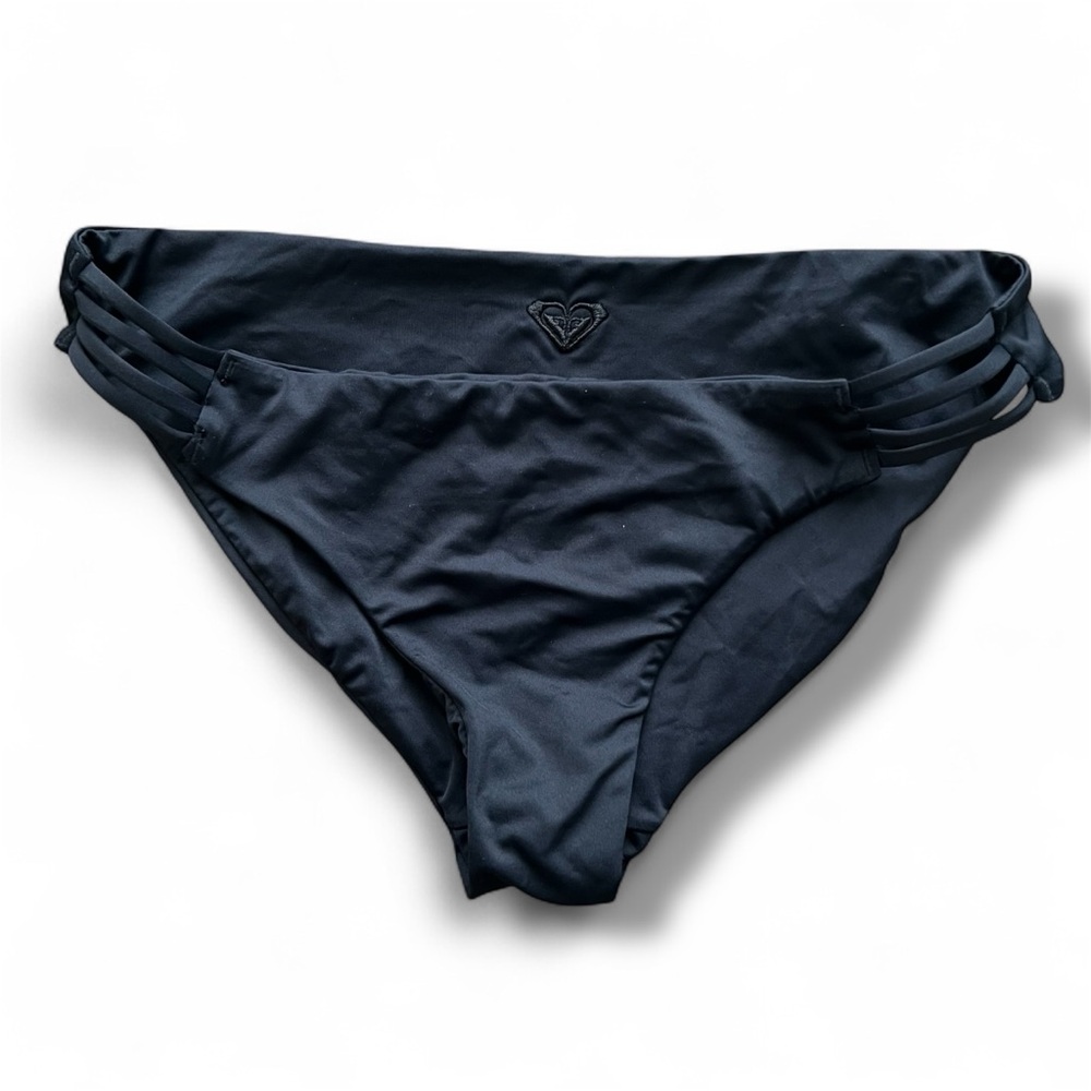 Roxy Open Side Black Bikini Bottom Size XS
